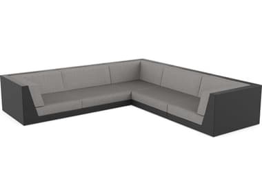 Vondom Outdoor Pixel Modular Sofa Seater Basic Black Crevin Taupe VOD71013BLACK1310