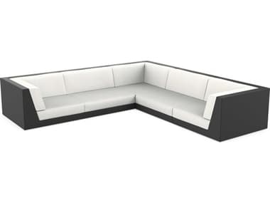 Vondom Outdoor Pixel Modular Sofa Seater Basic Black Savane White VOD71013BLACK1501