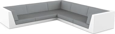 Vondom Outdoor Pixel Modular Sofa Seater Basic White Nautical Steel VOD71013WHITE1101