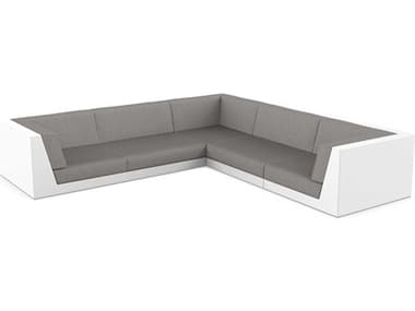 Vondom Outdoor Pixel Modular Sofa Seater Basic White Crevin Taupe VOD71013WHITE1310