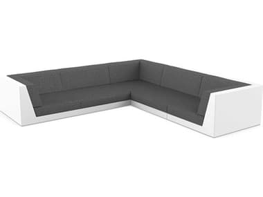 Vondom Outdoor Pixel Modular Sofa Seater Basic White Savane Tornado VOD71013WHITE1503