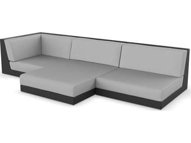 Vondom Outdoor Pixel Modular Sofa Seater Basic Black Nautical Taupe VOD71014BLACK1102