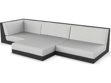 Vondom Outdoor Pixel Modular Sofa Seater Basic Black Crevin White VOD71014BLACK1308