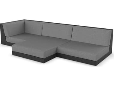 Vondom Outdoor Pixel Modular Sofa Seater Basic Black Crevin Steel VOD71014BLACK1309