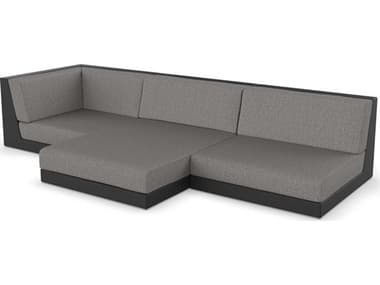 Vondom Outdoor Pixel Modular Sofa Seater Basic Black Crevin Taupe VOD71014BLACK1310