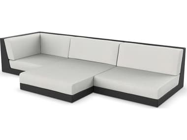 Vondom Outdoor Pixel Modular Sofa Seater Basic Black Savane White VOD71014BLACK1501