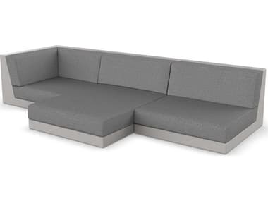 Vondom Outdoor Pixel Modular Sofa Seater Basic Ecru Crevin Steel VOD71014ECRU1309