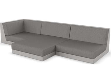 Vondom Outdoor Pixel Modular Sofa Seater Basic Ecru Crevin Taupe VOD71014ECRU1310