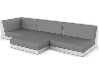 Vondom Outdoor Pixel Modular Sofa Seater Basic White Nautical Steel VOD71014WHITE1101