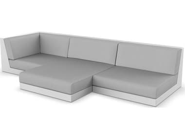 Vondom Outdoor Pixel Modular Sofa Seater Basic White Nautical Taupe VOD71014WHITE1102