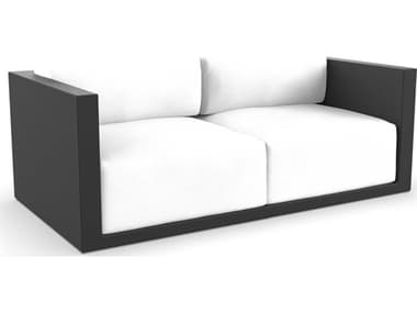 Vondom Outdoor Gatsby Modular Sofa Seater Basic Black Nautical White VOD71015BLACK1100