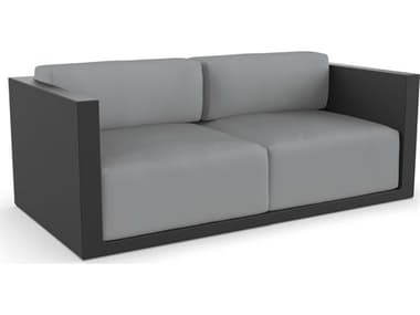 Vondom Outdoor Gatsby Modular Sofa Seater Basic Black Nautical Steel VOD71015BLACK1101