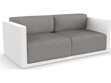 Vondom Outdoor Gatsby Modular Sofa Seater Basic White Crevin Taupe VOD71015WHITE1310