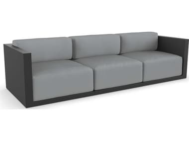 Vondom Outdoor Gatsby Modular Sofa Seater Basic Black Nautical Steel VOD71016BLACK1101