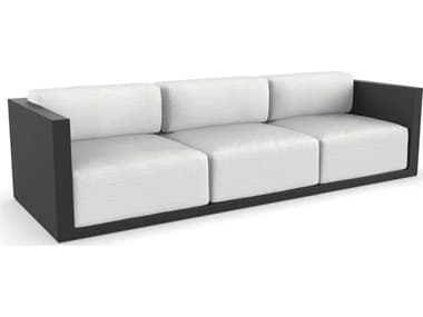 Vondom Outdoor Gatsby Modular Sofa Seater Basic Black Crevin White VOD71016BLACK1308