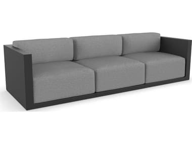 Vondom Outdoor Gatsby Modular Sofa Seater Basic Black Crevin Steel VOD71016BLACK1309