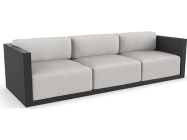 Vondom Outdoor Gatsby Modular Sofa Seater Basic Black Savane Whisper VOD71016BLACK1502