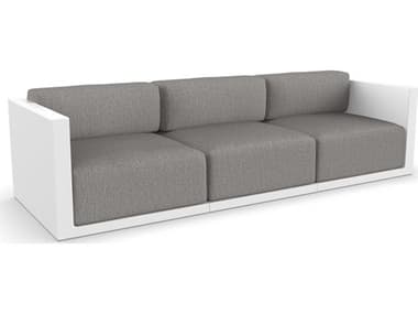 Vondom Outdoor Gatsby Modular Sofa Seater Basic White Crevin Taupe VOD71016WHITE1310