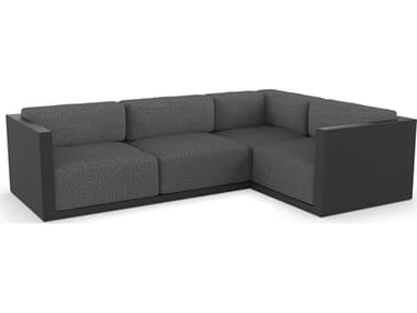 Vondom Outdoor Gatsby Modular Sofa Right Seater Basic Black Savane Tornado VOD71017BLACK1503