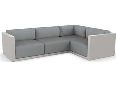 Vondom Outdoor Gatsby Modular Sofa Right Seater Basic Ecru Nautical Steel VOD71017ECRU1101