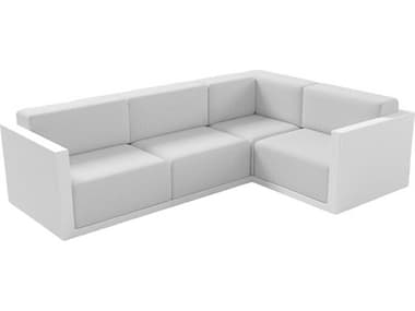 Vondom Outdoor Gatsby Modular Sofa Right Seater Basic White Nautical White VOD71017WHITE