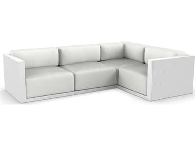 Vondom Outdoor Gatsby Modular Sofa Right Seater Basic White Nautical Natural VOD71017WHITE1111