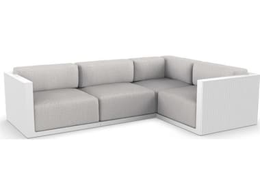 Vondom Outdoor Gatsby Modular Sofa Right Seater Basic White Savane Whisper VOD71017WHITE1502