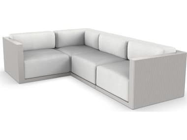 Vondom Outdoor Gatsby Modular Sofa Left Seater Basic Ecru Crevin White VOD71018ECRU1308