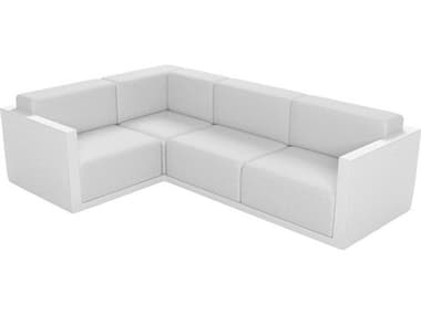 Vondom Outdoor Gatsby Modular Sofa Left Seater Basic White Nautical White VOD71018WHITE