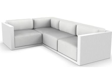 Vondom Outdoor Gatsby Modular Sofa Left Seater Basic White Crevin White VOD71018WHITE1308