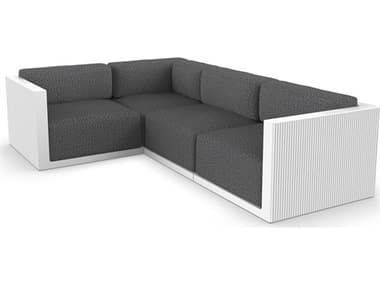 Vondom Outdoor Gatsby Modular Sofa Left Seater Basic White Savane Tornado VOD71018WHITE1503