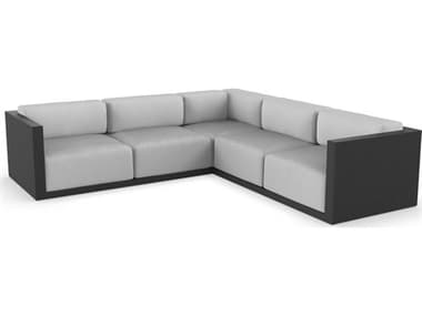 Vondom Outdoor Gatsby Modular Sofa Seater Basic Black Nautical Taupe VOD71019BLACK1102