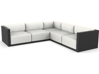 Vondom Outdoor Gatsby Modular Sofa Seater Basic Black Savane White VOD71019BLACK1501