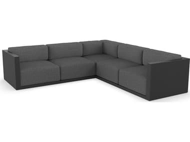 Vondom Outdoor Gatsby Modular Sofa Seater Basic Black Savane Tornado VOD71019BLACK1503