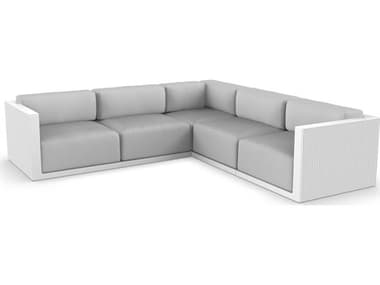 Vondom Outdoor Gatsby Modular Sofa Seater Basic White Nautical Taupe VOD71019WHITE1102