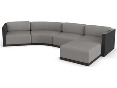 Vondom Outdoor Gatsby Modular Sofa & Puff Seater Basic¬† Black Crevin Taupe VOD71020BLACK1310