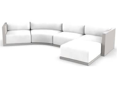 Vondom Outdoor Gatsby Modular Sofa & Puff Seater Basic¬† Ecru Nautical White VOD71020ECRU1100