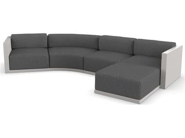 Vondom Outdoor Gatsby Modular Sofa & Puff Seater Basic¬† Ecru Savane Tornado VOD71020ECRU1503