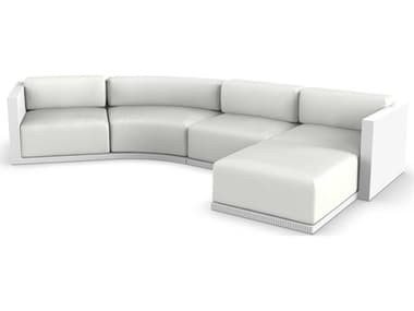 Vondom Outdoor Gatsby Modular Sofa & Puff Seater Basic¬† White Nautical Natural VOD71020WHITE1111