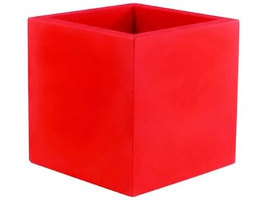 Vondom Studio Red 12'' Cube Plant Stands VON41330ARED