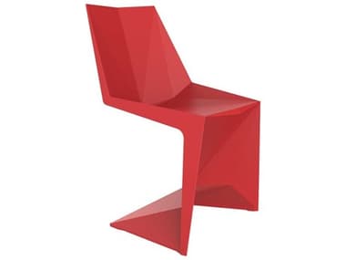 Vondom Voxel Red Side Dining Chair (Price Includes Four) VON51036RED