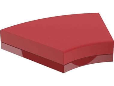 Vondom Pixel 51" Red Fabric Upholstered Ottoman VON54270FRED