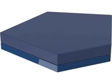 Vondom Pixel 39" Notte Blue Fabric Upholstered Ottoman VON54271FNOTTEBLUE