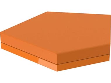 Vondom Pixel 39" Orange Fabric Upholstered Ottoman VON54271FORANGE