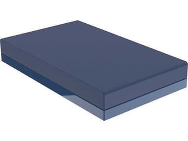 Vondom Pixel 67" Notte Blue Fabric Upholstered Ottoman VON54272FNOTTEBLUE