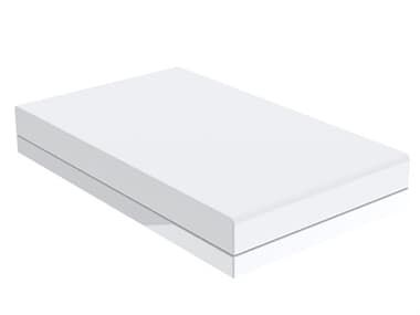 Vondom Pixel 67" White Fabric Upholstered Ottoman VON54272FWHITE