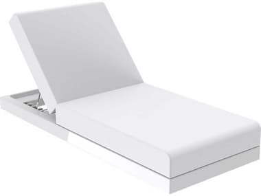Vondom Pixel 31" White Fabric Upholstered Chaise VON54273FWHITE