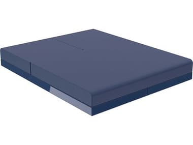 Vondom Pixel 63" Notte Blue Fabric Upholstered Chaise VON54274FNOTTEBLUE