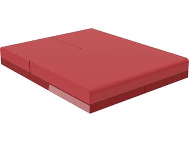 Vondom Pixel 63" Red Fabric Upholstered Chaise VON54274FRED
