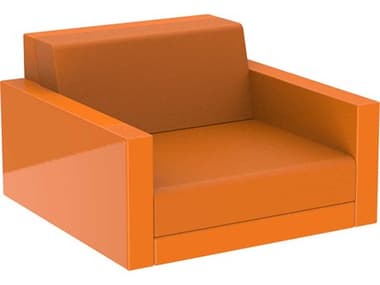 Vondom Pixel 39" Orange Fabric Accent Chair VON54277FORANGE